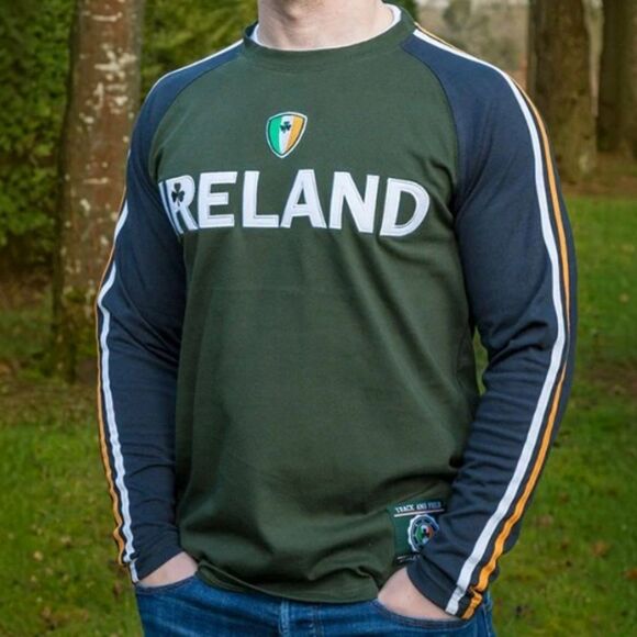 Retro Irish Other - Retro Irish Ireland XS Mens Heavy Long Sleeve Shirt Soccer Football Rugby